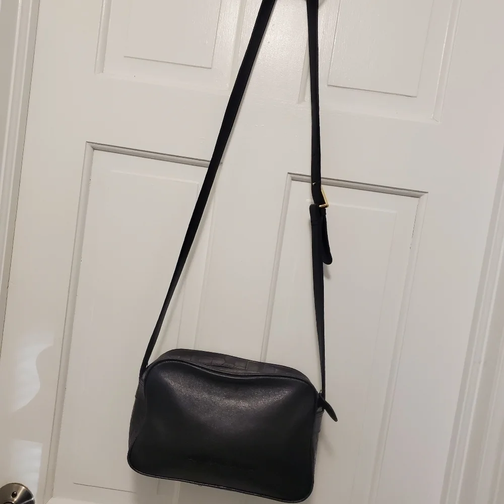 Americana by Sharif Black Crossbody, Classic, Business Casual